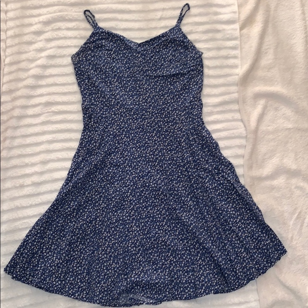 Floral Blue Dress